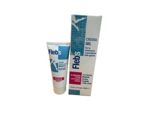 Flebs Crema Gel 100 ml gambe leggere e microcircolo migliorato + scrub esfoliante delicato in omaggio 