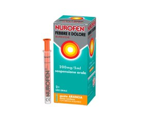 Nurofen Febbre e Dolore 200mg/5ml sospensione orale gusto arancia senza zucchero