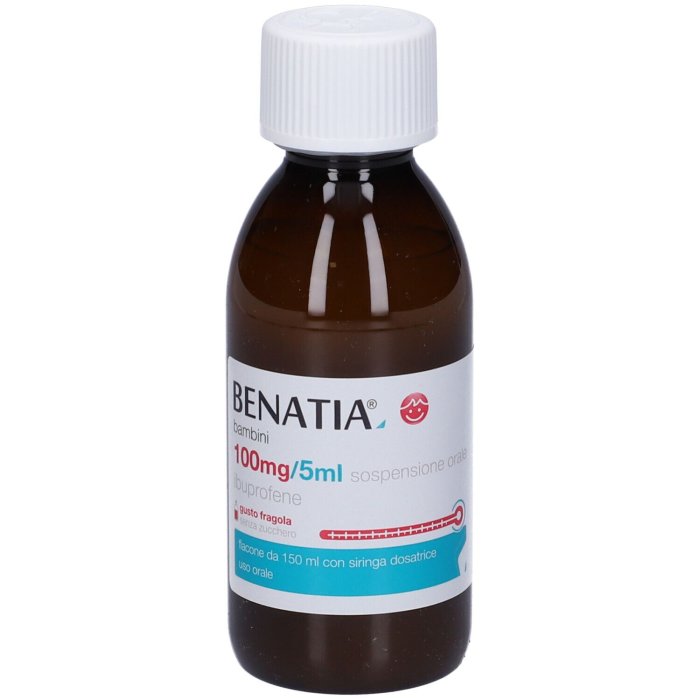 Benatia sciroppo bb orale sosp 150 ml 100 mg 5 ml gusto fragola senza zucchero Benatia sciroppo bb orale sosp 150 ml 100 mg 5 ml gusto fragola senza zucchero