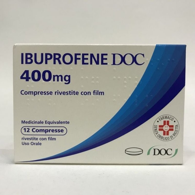 Doc Ibuprofene 400 mg 12 compresse rivestite Doc Ibuprofene 400 mg 12 compresse rivestite
