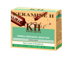 Keramine h anticaduta 12 fiale 6 ml + shampoo antismog 50 ml promozione