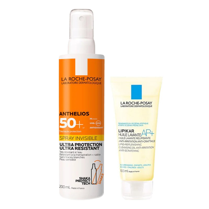 La Roche-Posay  Anthelios Spray Invisibile SPF50+ 200ml + Lipikar Olio Lavante 100ml PROMOZIONE