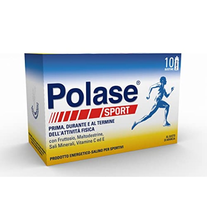 Polase Sport Integratore con Vitamina C Vitamina E Magnesio Potassio 10 Bustine