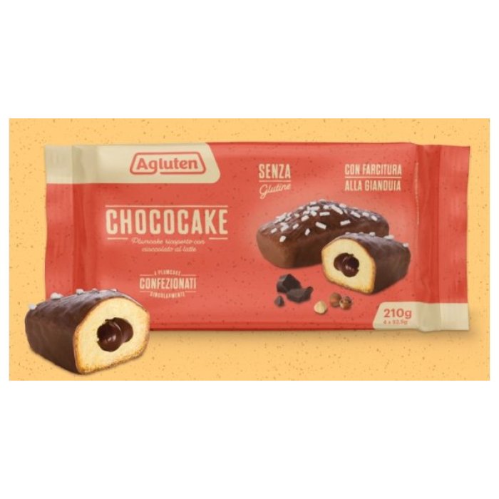 Agluten chococake senza glutine 4 pezzi Agluten chococake senza glutine 4 pezzi
