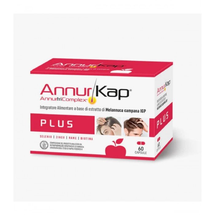 Annurkap Plus Integratore di Melannuca 60 capsule Annurkap Plus Integratore di Melannuca 60 capsule