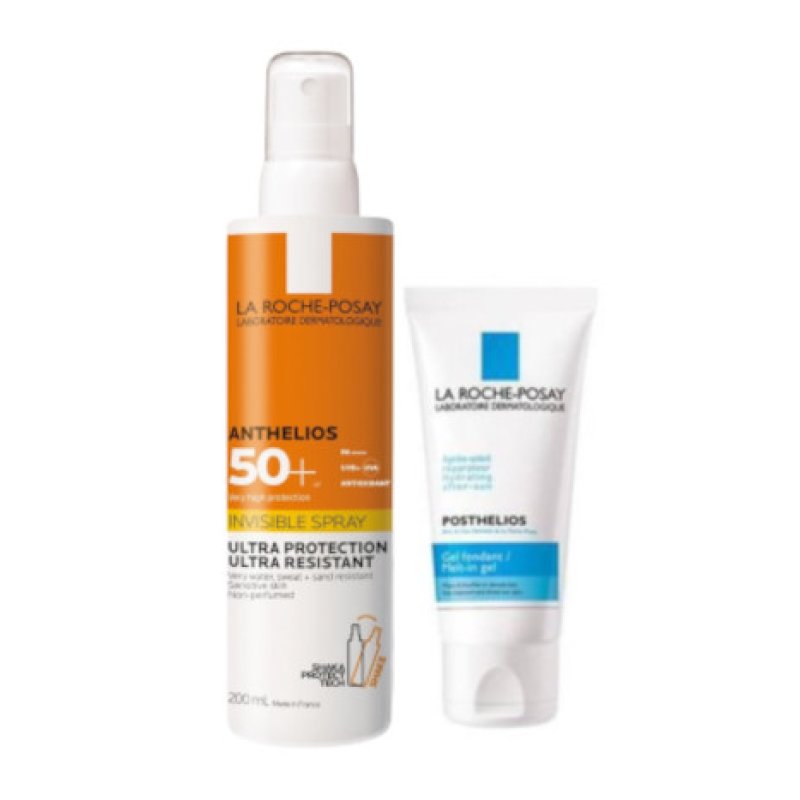 La Roche Posay Spray Shaka Solare SPF50+ 200ml + Posthelios Doposole 100ml La Roche Posay Spray Shaka Solare SPF50+ 200ml + Posthelios Doposole 100ml