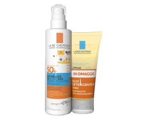  Anthelios Spray UVMune Bambino SPF50+ 200ml con Lipikar Olio Detergente AP+ 100ml Omaggio
