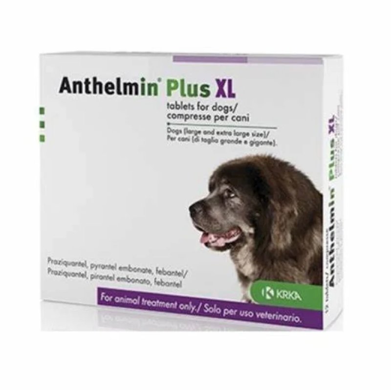 Anthelmin Plus XL KRKA 2 Compresse Anthelmin Plus XL KRKA 2 Compresse