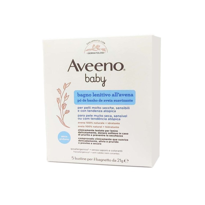 Aveeno Baby Colloidal Polvere per il Bagno Avena 5 x 21g Aveeno Baby Colloidal Polvere per il Bagno Avena 5 x 21g