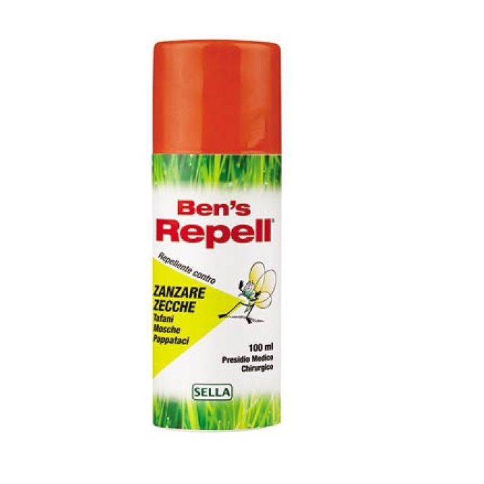 Sella Ben's Repellente Biocida 30% Repell 100 Ml Sella Ben's Repellente Biocida 30% Repell 100 Ml