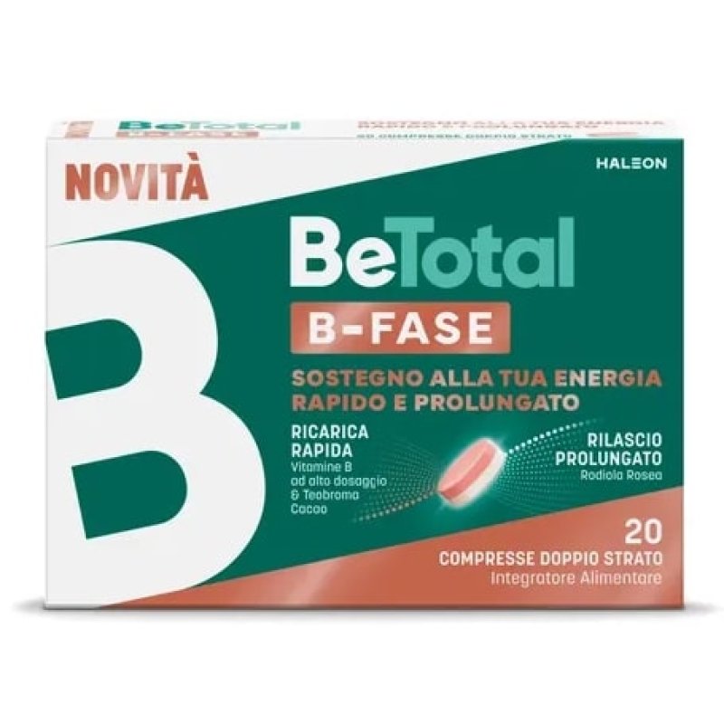 BeTotal B-Fase Integratore per Stanchezza 20 Compresse BeTotal B-Fase Integratore per Stanchezza 20 Compresse