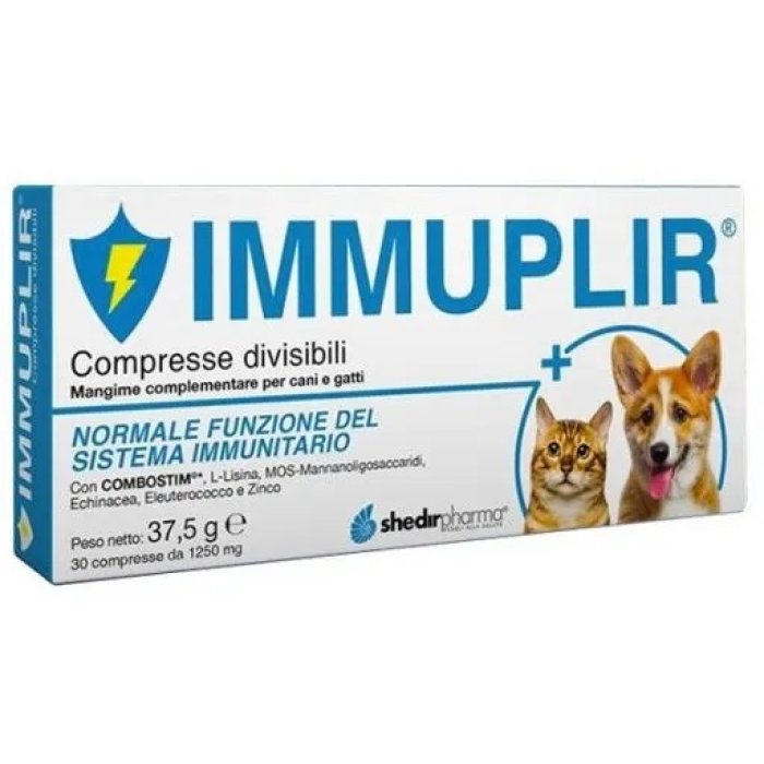 Immuplir Mangime Complementare Cane/Gatto 30 Compresse Immuplir Mangime Complementare Cane/Gatto 30 Compresse