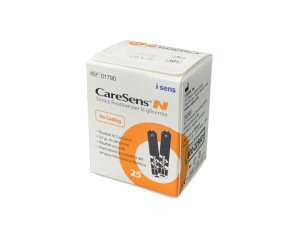 CareSens N Strisce Misurazione Glicemia, 25 Pezzi