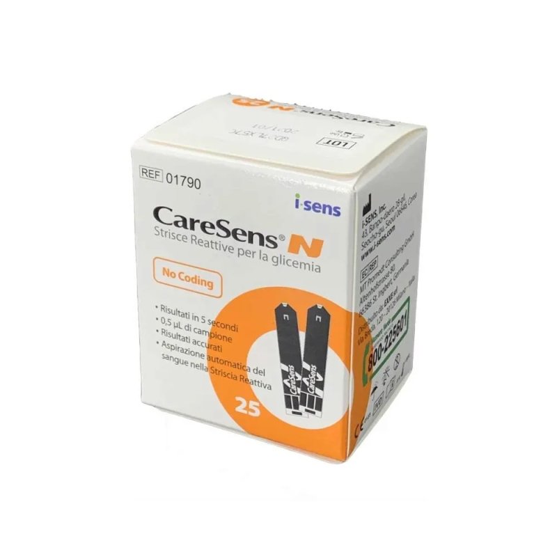 CareSens N Strisce Misurazione Glicemia, 25 Pezzi CareSens N Strisce Misurazione Glicemia, 25 Pezzi