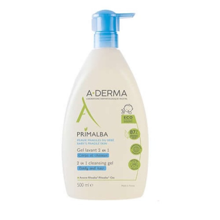 A-Derma Cosmetica del Benessere Primalba Gel Detergente bambini 2 in 1 500 ml A-Derma Cosmetica del Benessere Primalba Gel Detergente bambini 2 in 1 500 ml