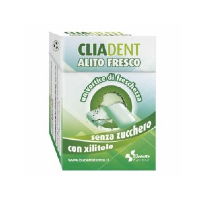 Cliadent alito fresco chewing gum 17 pezzi Cliadent alito fresco chewing gum 17 pezzi