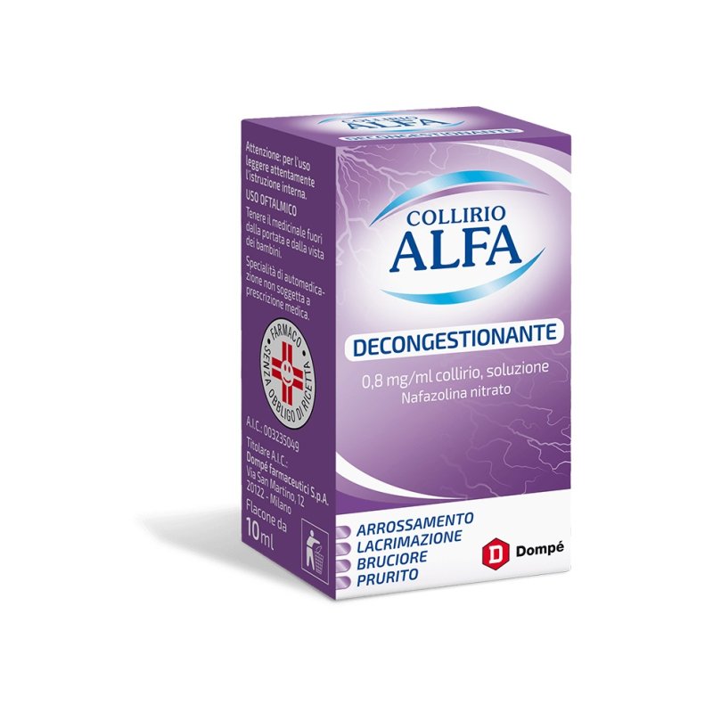 Collirio Alfa Decongestionante 0,8 Mg/Ml Collirio Flacone 10 Ml