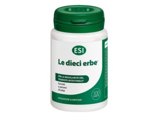 ESI Le Dieci Erbe - Integratore Naturale Combatte la Stitichezza, 100 tavolette