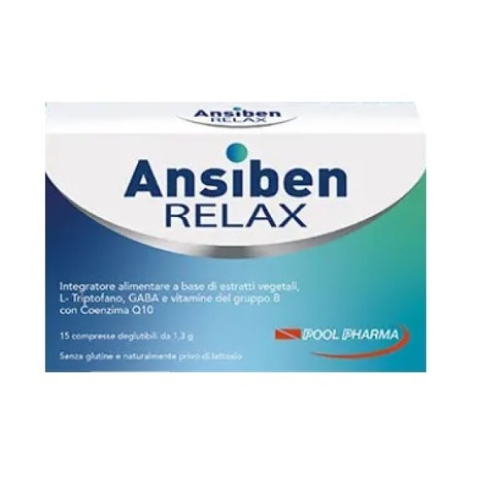 Ansiben Relax Integratore Alimentare Buon Umore E Benessere Mentale 15 Compresse Ansiben Relax Integratore Alimentare Buon Umore E Benessere Mentale 15 Compresse