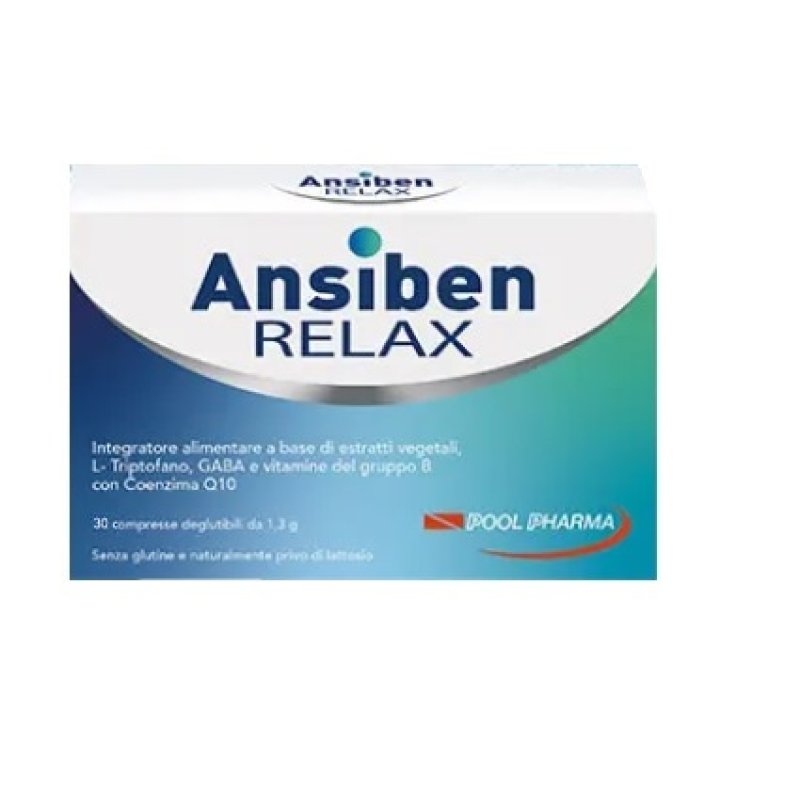 Ansiben Relax Integratore Alimentare Buon Umore E Benessere Mentale 30 Compresse Ansiben Relax Integratore Alimentare Buon Umore E Benessere Mentale 30 Compresse