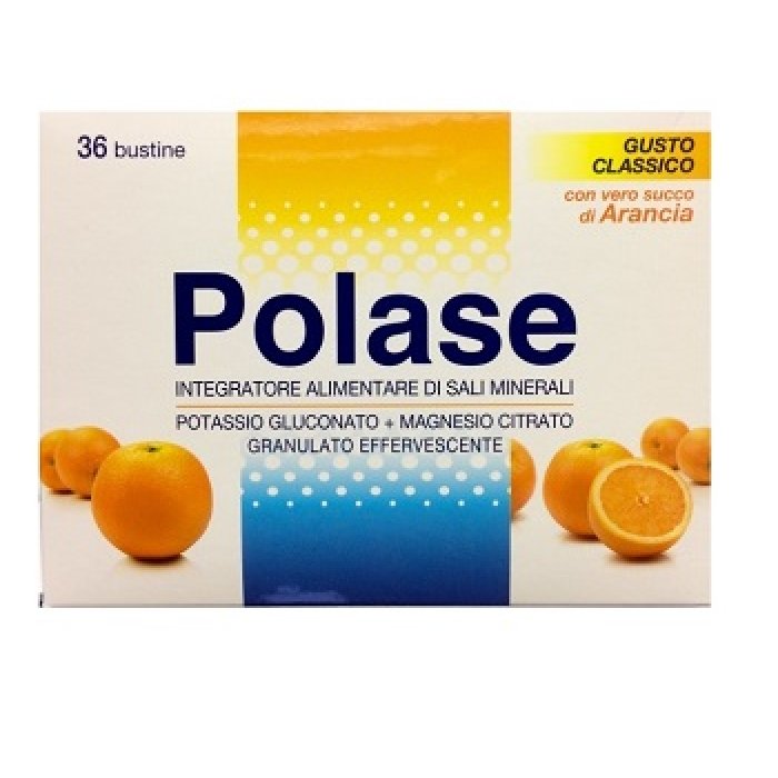 Glaxosmithkline Polase Sali Minerali Integratore Alimentare 36 Bustine Granulato Effervescente Arancia