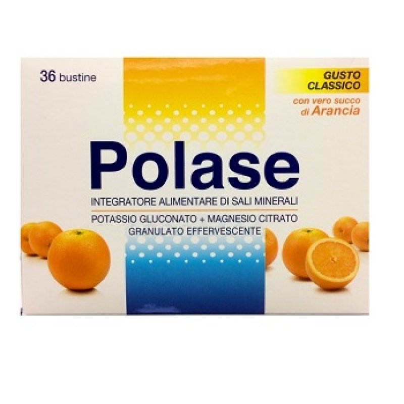 Glaxosmithkline Polase Sali Minerali Integratore Alimentare 36 Bustine Granulato Effervescente Arancia