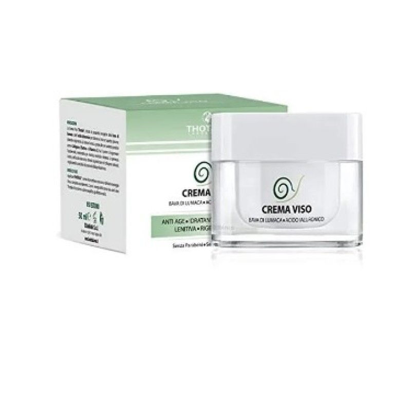 Thotale Crema Viso Alla Bava Di Lumaca E Acido Ialuronico Anti Age 50 ml Thotale Crema Viso Alla Bava Di Lumaca E Acido Ialuronico Anti Age 50 ml