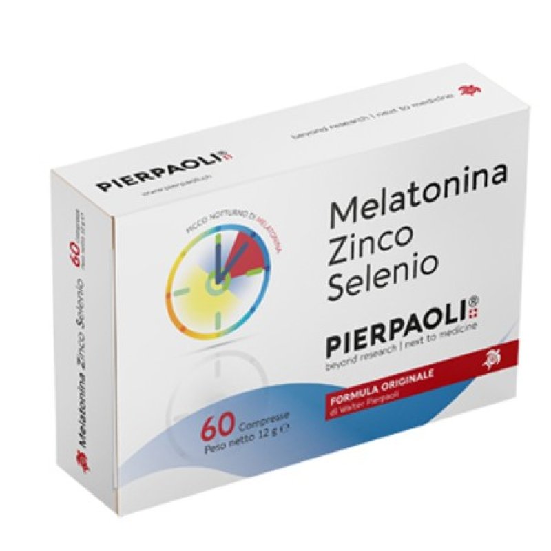 Melatonina Zn S Pierpaoli Integratore Alimentare 30 Compresse Melatonina Zn S Pierpaoli Integratore Alimentare 30 Compresse