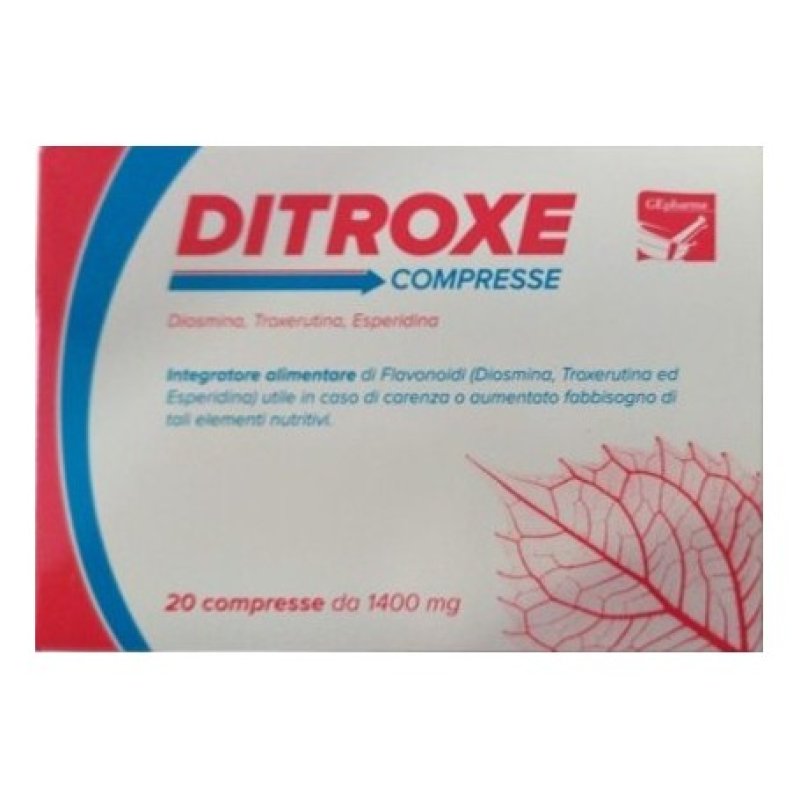 Ditroxe integratore per funzionalit&agrave; del microcircolo 20 compresse