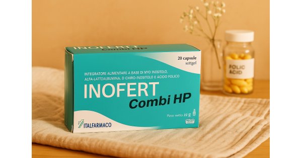 Infert Pro Inofert Combi HP 20 capsule Soft Gel integratore per ovaio policistico ...