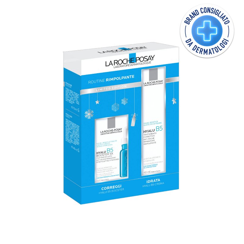 La Roche-Posay Cofanetto Limited Edition Routine Rimpolpante con Hyalu B5 Booster 15ml + Hyalu B5 Crema Anti-rughe 40ml
