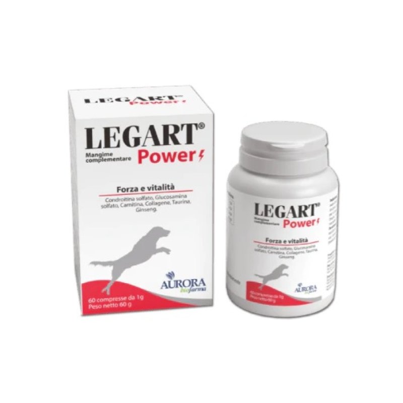 Legart Power Mangime Complementare Forza/Vitalit&agrave; Cani 60 Compresse