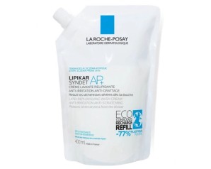 LIPIKAR Syndet AP+ Refill La Roche Posay - Crema Detergente per Pelli Sensibili e Crosta Lattea 400ml