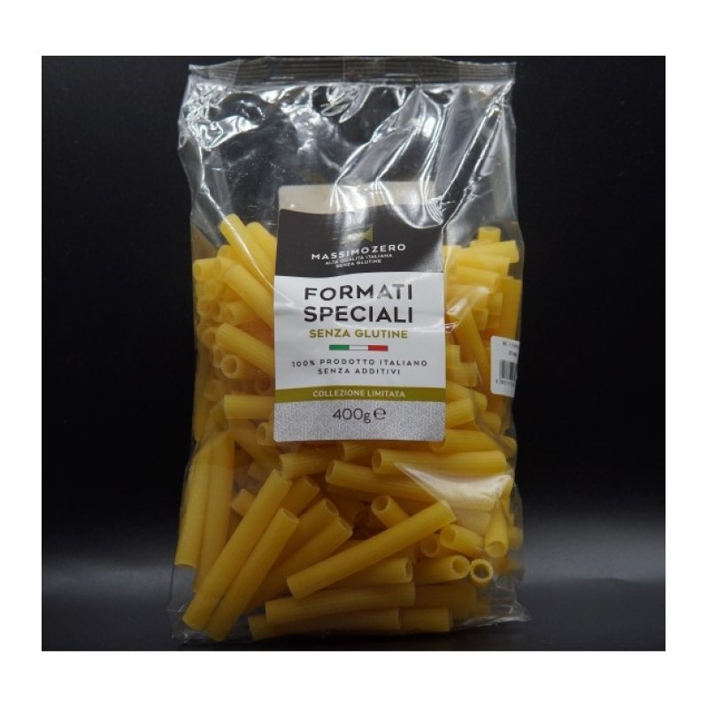 Massimo Zero Alimenti senza Glutine Ziti Corti Pasta Secca 400 g