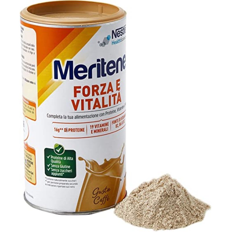 Meritene Forza e Vitalità Polvere Caffè 270 g Meritene Forza e Vitalità Polvere Caffè 270 g