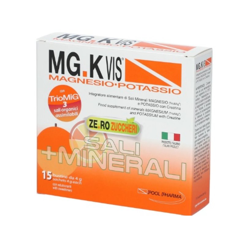 Mgk Vis Orange Zero Zuccheri Arancia Integratore Alimentare 15 Bustine Mgk Vis Orange Zero Zuccheri Arancia Integratore Alimentare 15 Bustine