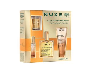 Nuxe Cofanetto Huile Prodigieuse Classico Olio 100ml + Profumo 15ml + Olio Doccia 100ml + Candela