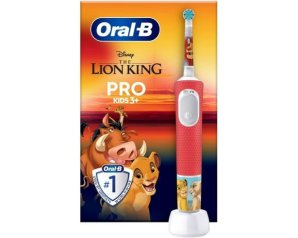 Oral-B Kids 3+ Spazzolino Elettrico Re Leone: Pulizia Delicata e Divertente per Bambini