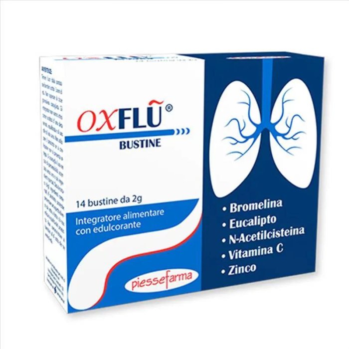 Oxflu Integratore Malattie Da Raffreddamento 14 Bustine Da 2 g Oxflu Integratore Malattie Da Raffreddamento 14 Bustine Da 2 g
