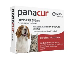 Panacur 250 mg 10 compresse veterinarie per cani e gatti