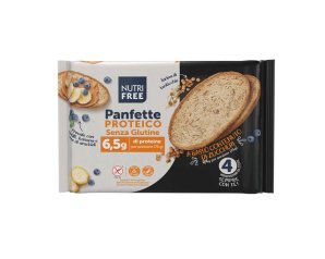 Panfette Proteico Nutrifree - Pane Senza Glutine, Fonte di Proteine e Fibre 300 grammi 