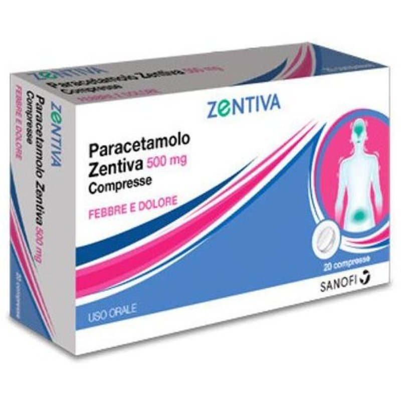 Paracetamolo Zentiva 30 Compresse 500mg Paracetamolo Zentiva 30 Compresse 500mg