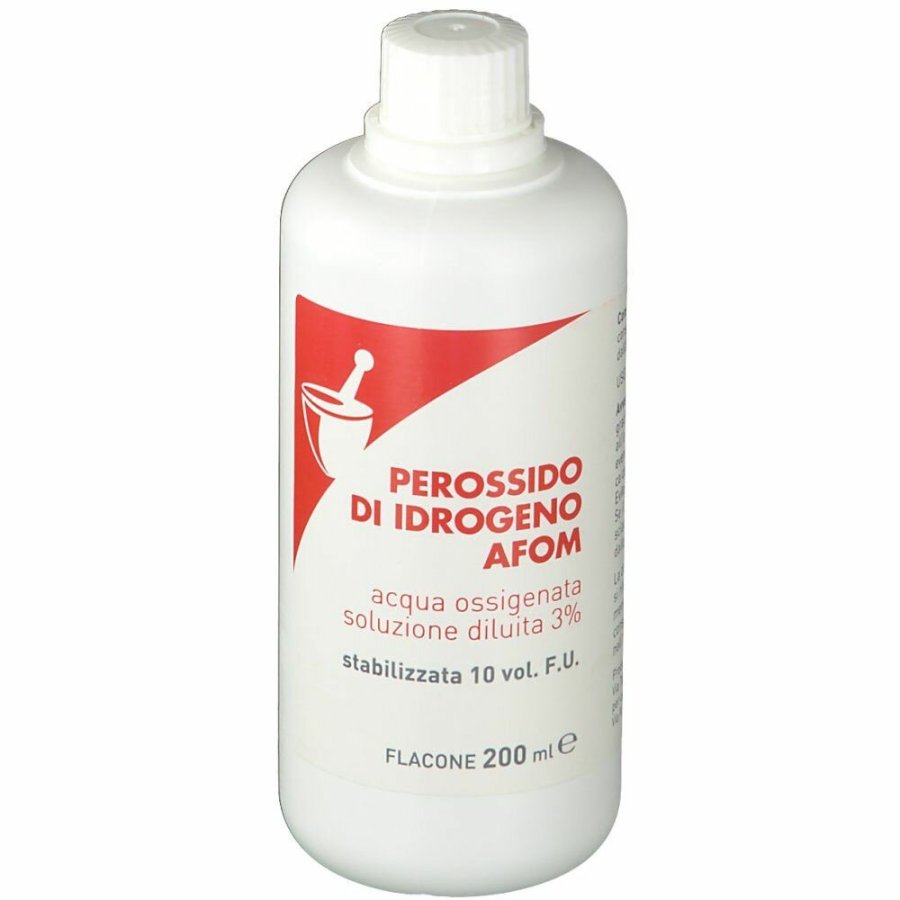 Perossido di idrogeno Afom Acqua ossigenata 10% 200g  