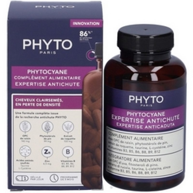 Phytocyane Expertise - Integratore per capelli assottigliati e diradati - 84 capsule Phytocyane Expertise - Integratore per capelli assottigliati e diradati - 84 capsule