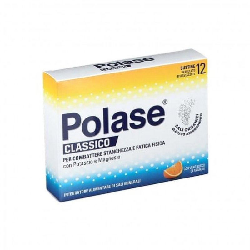 Polase classico per stanchezza mentale e fisica 12 bustine gusto arancia Polase classico per stanchezza mentale e fisica 12 bustine gusto arancia