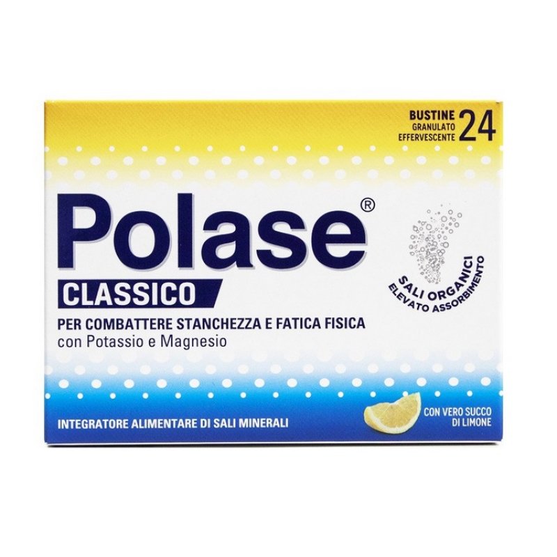 Polase Integratore Alimentare gusto limone 24 bustine Polase Integratore Alimentare gusto limone 24 bustine