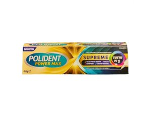 Polident Power Max Supreme Crema Adesiva per Dentiera - 40gr