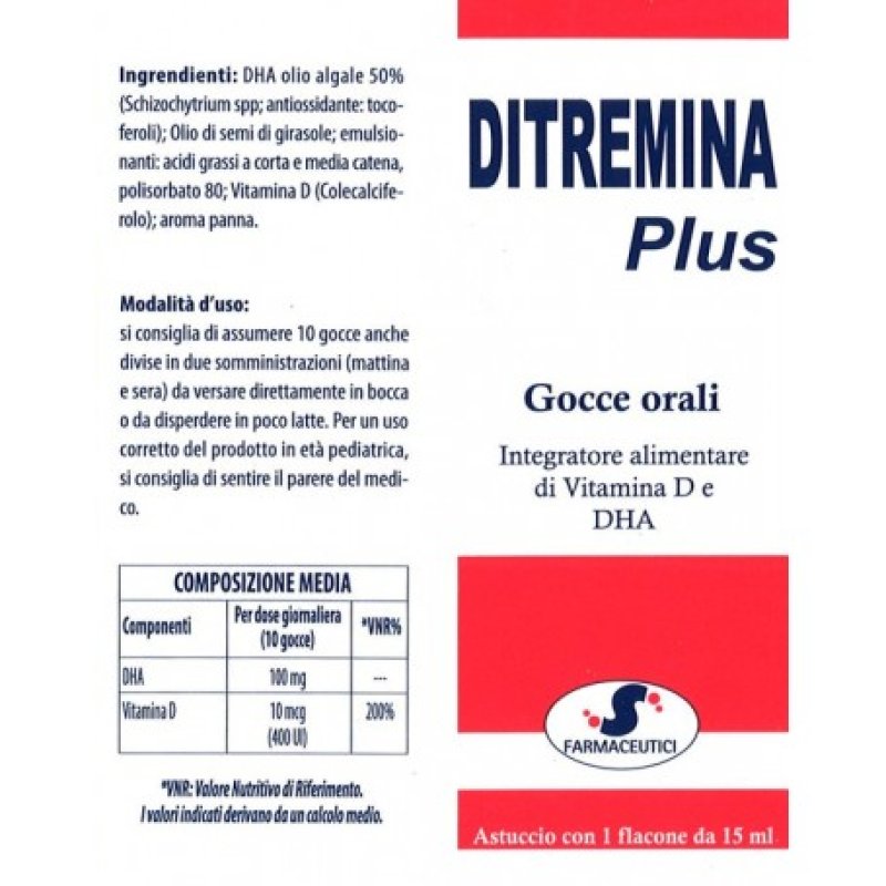 Ditremina Plus - Integr. ossa gocce orali 15 ml Ditremina Plus - Integr. ossa gocce orali 15 ml