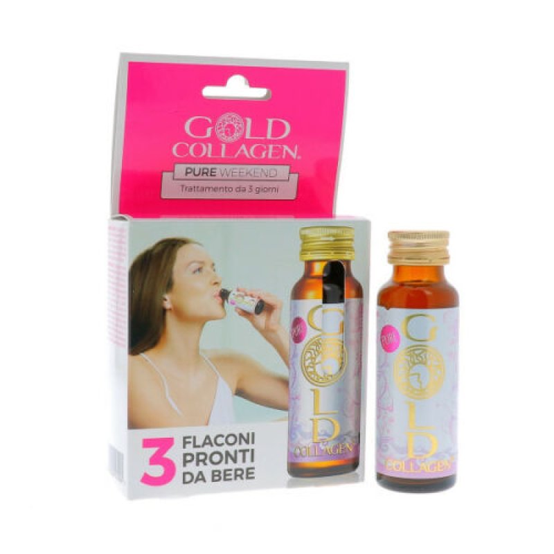 Gold collagen pure weekend 3 flaconi 50 ml Gold collagen pure weekend 3 flaconi 50 ml