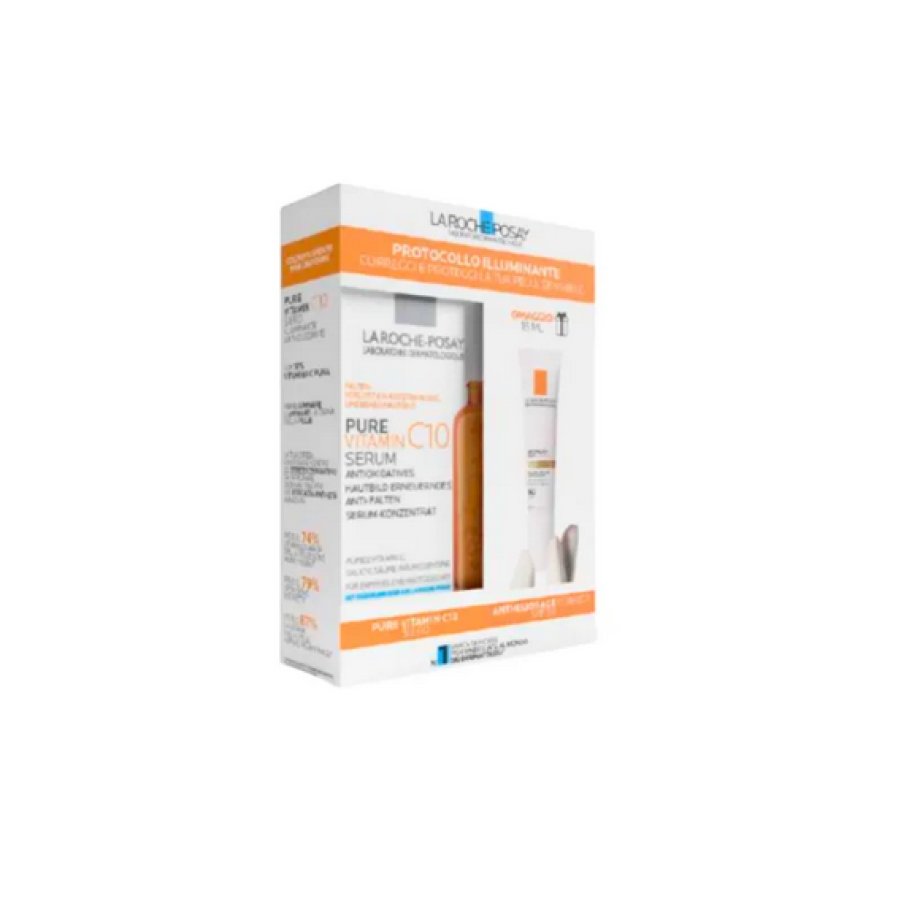 La Roche Posay Kit Vitamin C10 Siero 30 ml + Anthelios Solare 15 ml